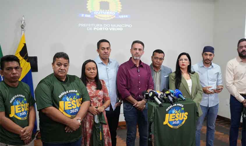 Prefeitura de Porto Velho anuncia edição 2025 da Marcha para Jesus