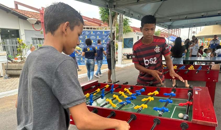 Projeto Rua de Lazer no centro de Porto Velho leva diversão às famílias