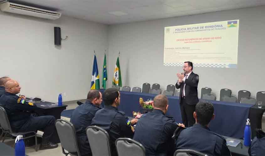 Juiz fala sobre emprego de arma de fogo no 2º Workshop de Comandantes de Frações da Polícia Militar de Rondônia