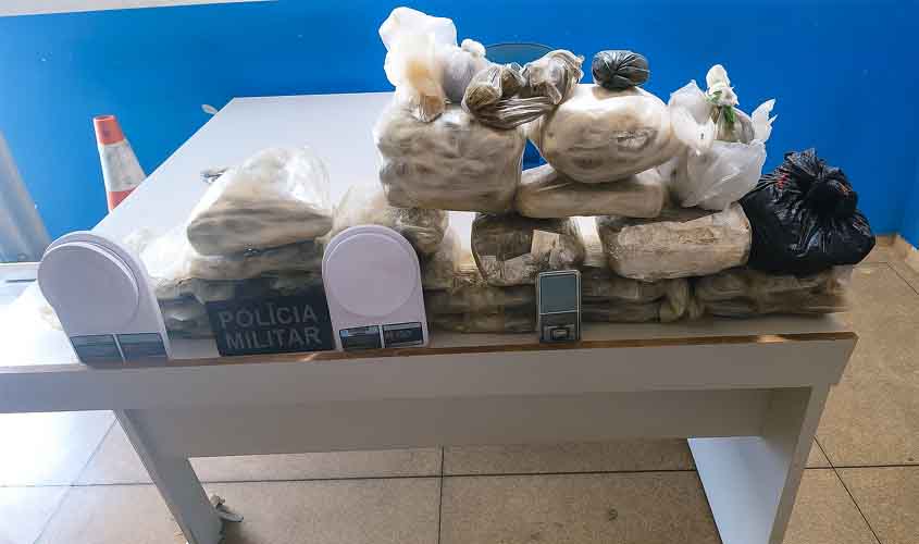 POLÍCIA MILITAR APREENDE GRANDE QUANTIDADE DE DROGAS EM VILHENA