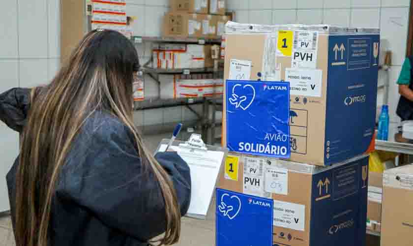 Rondônia recebe do Governo Federal nova remessa de vacinas contra a covid-19