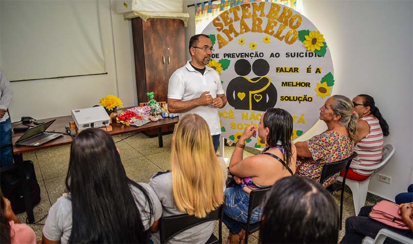 Setembro Amarelo é tema de palestra no Cras Morar Melhor