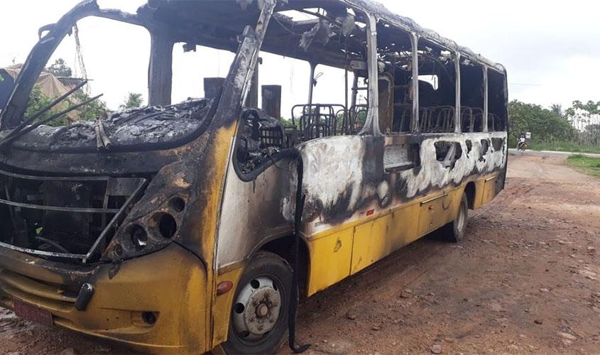 Polícia Civil identifica, pede e juiz decreta prisão de trio acusado de incendiar ônibus na Vila Dnit a mando de facção criminosa