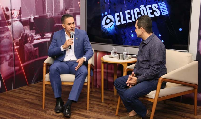 Eyder Brasil e Tenente Costa apresentam plano de governo em entrevista à TV local