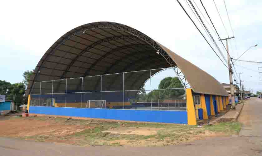 Poliesportivo João Lima de Souza será entregue à comunidade nesta quinta (14)
