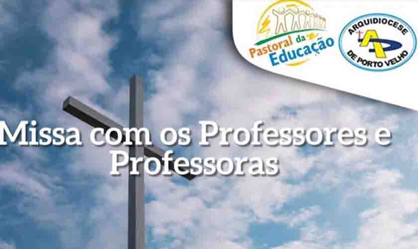 Missa com professores e professoras