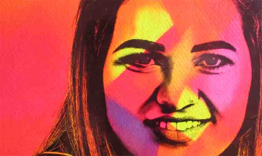 Mariana Aranha vira obra de arte na Exposição Jovem Empreendedor - Sonhos e Conquistas na Arte de Empreender