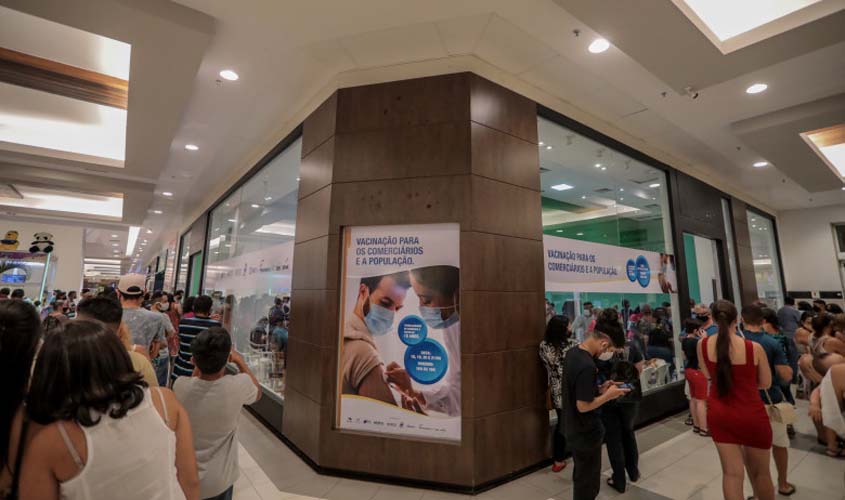 Ponto de vacinação do Porto Velho Shopping conclui atividades com mais de 232 mil doses aplicadas em mais de um ano