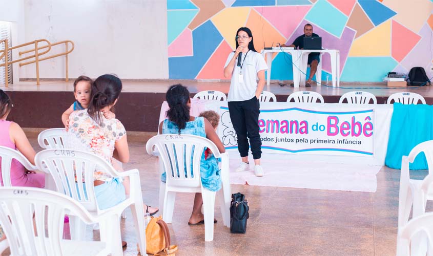 Mais de 200 famílias são atendidas durante a Semana do Bebê 2022