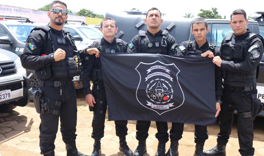 Agentes penitenciários de Rondônia reforçam força tarefa que atua na intervenção federal em Roraima