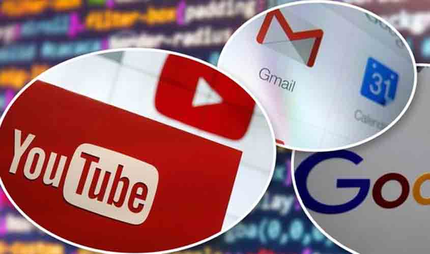 Gmail, YouTube e Google estão fora do ar na manhã desta segunda-feira