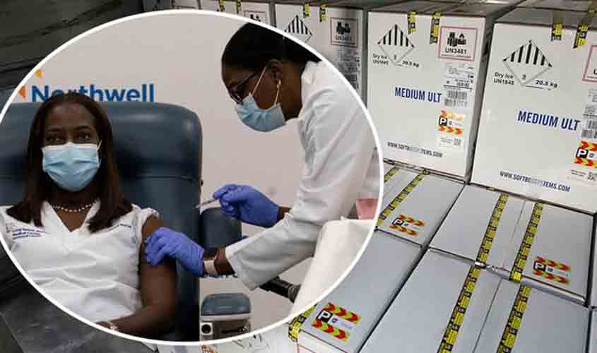 Vacinação começa nos EUA enquanto o Brasil espera, sem data até agora