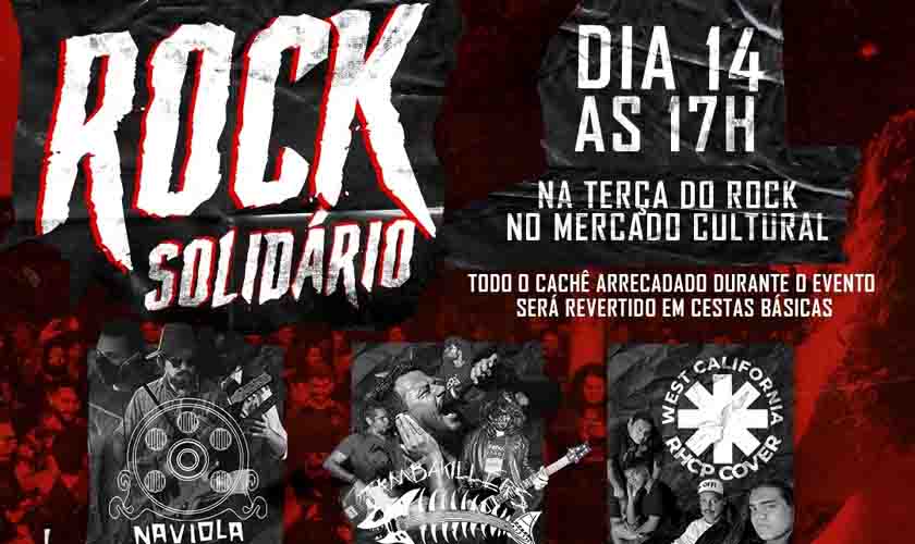 Especial Red Hot Chili Peppers e mais sete bandas se apresentam na Terça do Rock do Mercado Cultural