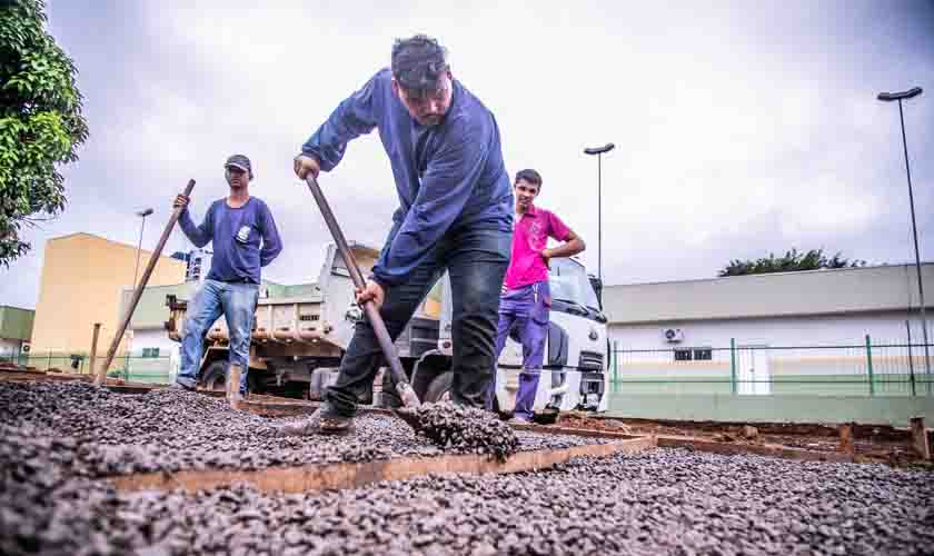 Semosp prepara arredores para inauguração da UPA