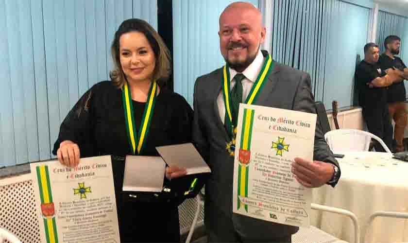Integrantes do MPRO são homenageados pela Câmara Brasileira de Cultura pela atuação no combate à violência contra a mulher