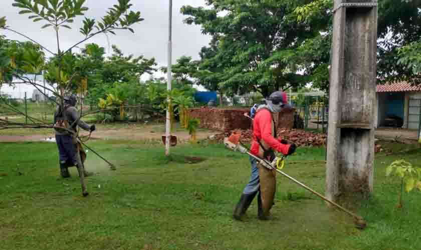 Mutirões de limpeza urbana chegam ao Parque da Cidade e avenida Governador Jorge Teixeira