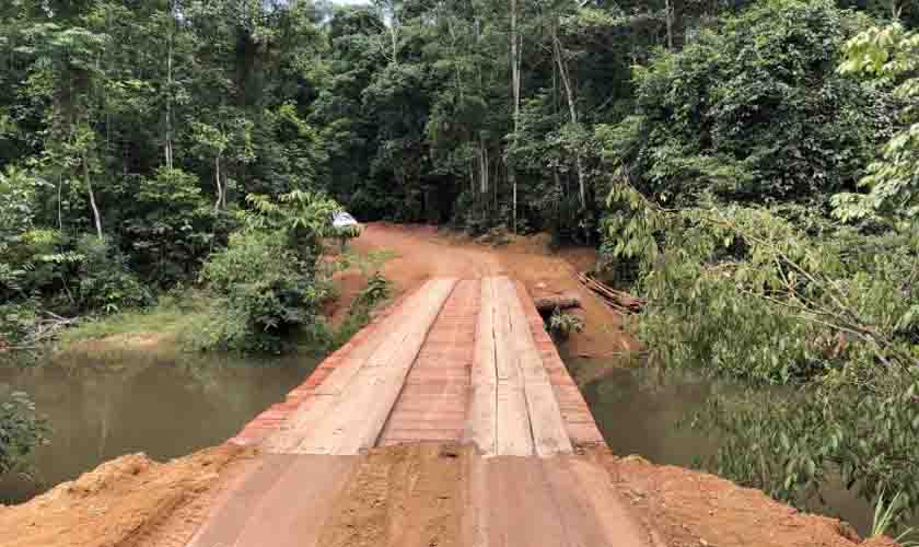 Distrito de Rio Pardo é contemplado com ponte de 30 metros de extensão