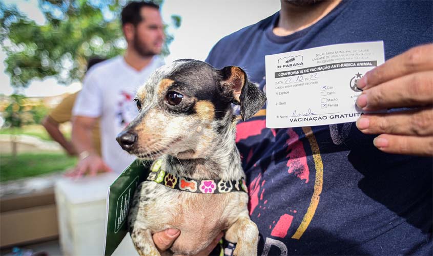 Jardim Capelasso recebe vacinação itinerante contra a raiva