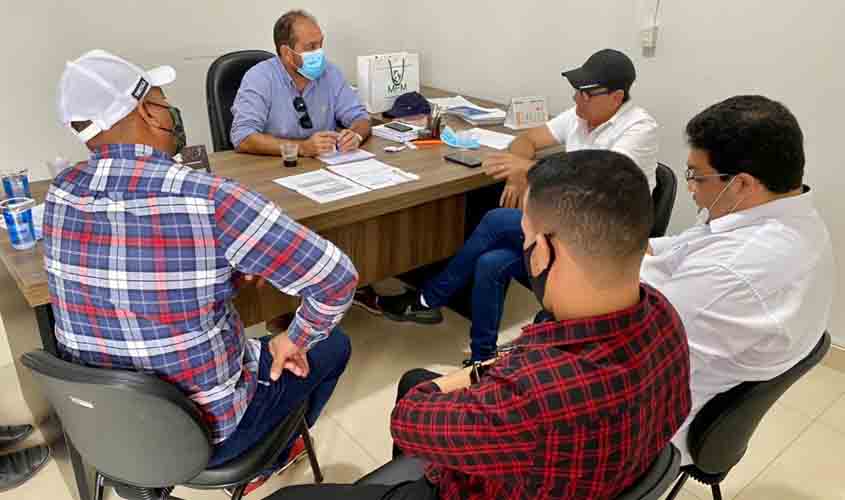 Presidente Laerte Gomes visita prefeito de Ouro Preto do Oeste, Alex Testoni
