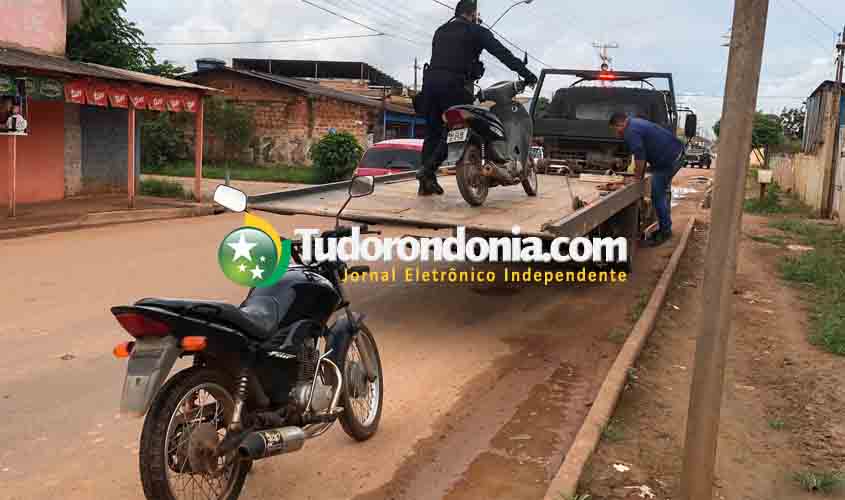 Homem é preso com moto roubada no quintal de casa