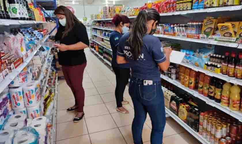 Procon de Guajará-Mirim apreende produtos alimentícios com prazo de validade vencido