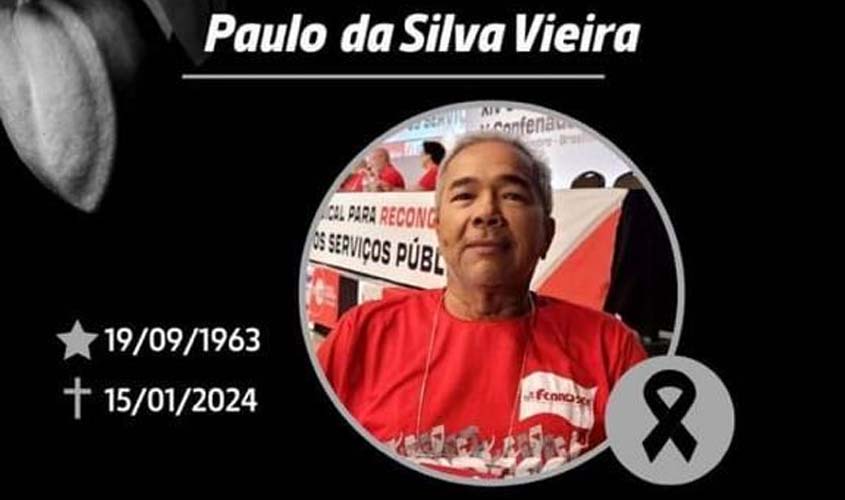 Nota de Pesar - Paulo da Silva Vieira