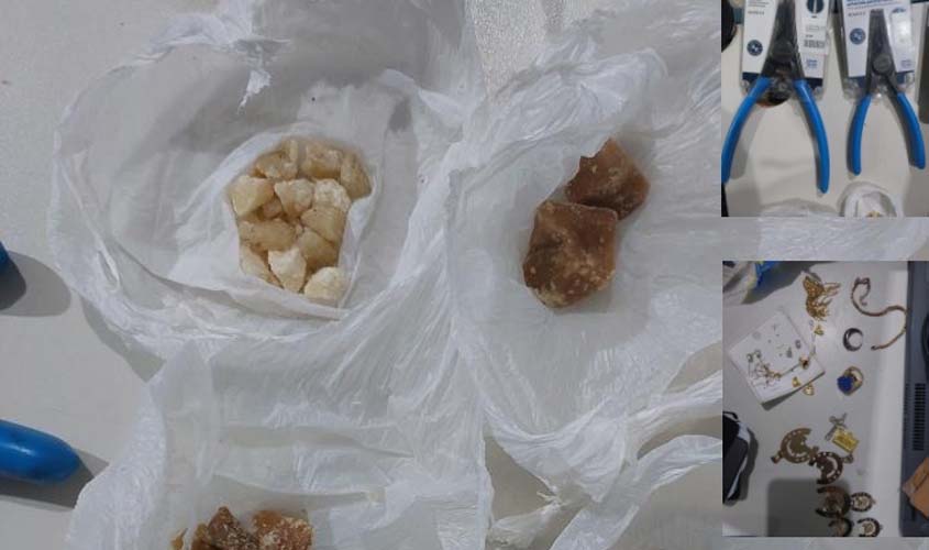 PM apreende drogas e cumpre mandado