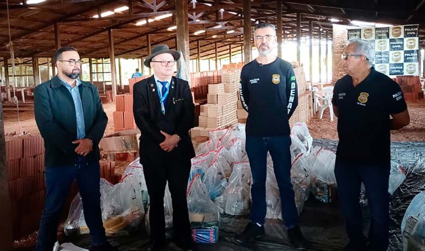 MPRO acompanha incineração de drogas em Porto Velho