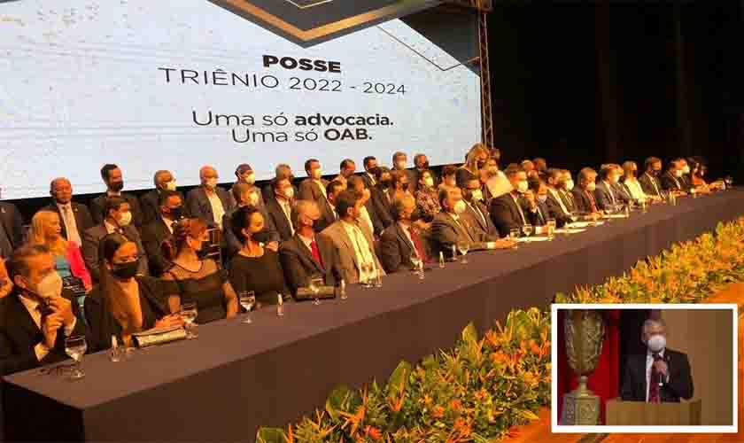 MP ressalta importância da OAB para sistema de Justiça em cerimônia de posse da nova composição da Ordem