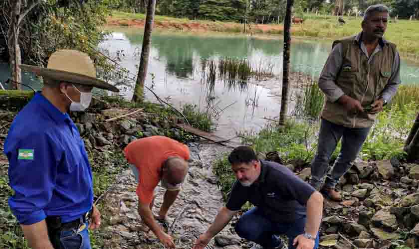 Recuperação de nascentes em propriedades rurais do município de Cacoal é estudada pela Sedam