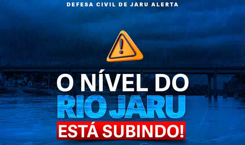Rio Jaru entra em alerta vermelho para risco de alagamento