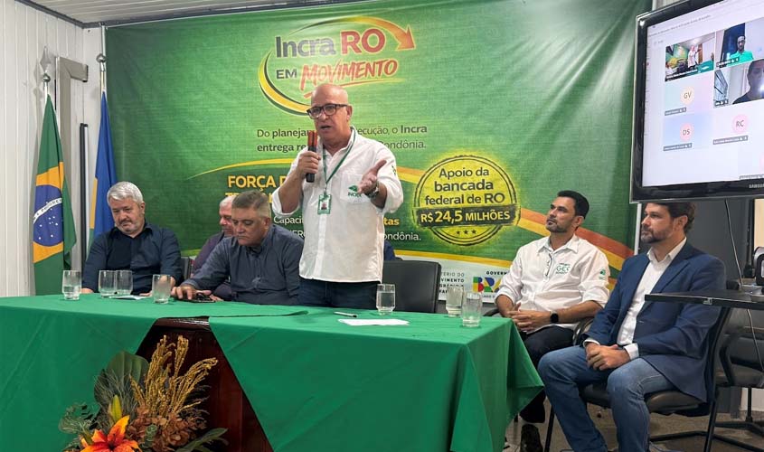 Incra reforça atuação em RO com capacitação do GeoRondônia