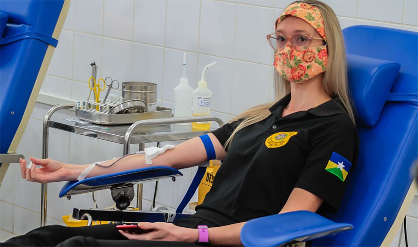 Polícia Civil incentiva doação com campanha solidária ao Banco de Sangue em Rondônia