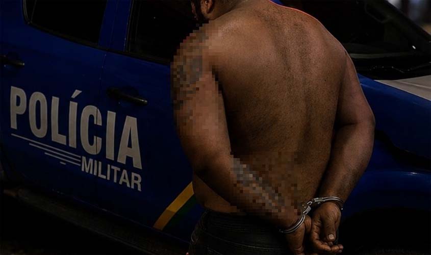 Homem é preso pela PMRO por tentativa de homicídio