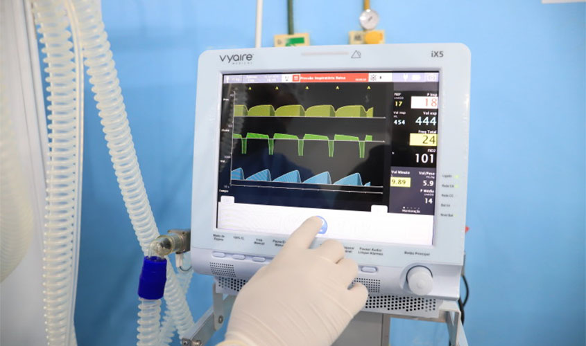 Porto Velho recebe 20 respiradores para reforçar o atendimento ao paciente