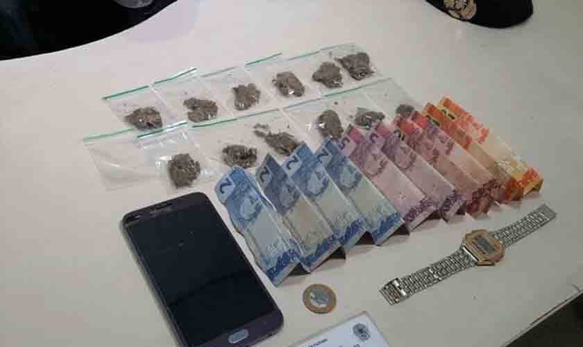 Polícia Militar apreende menores por tráfico de drogas