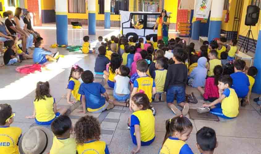 Orientações sobre segurança no trânsito são fortalecidas para alunos de escolas públicas