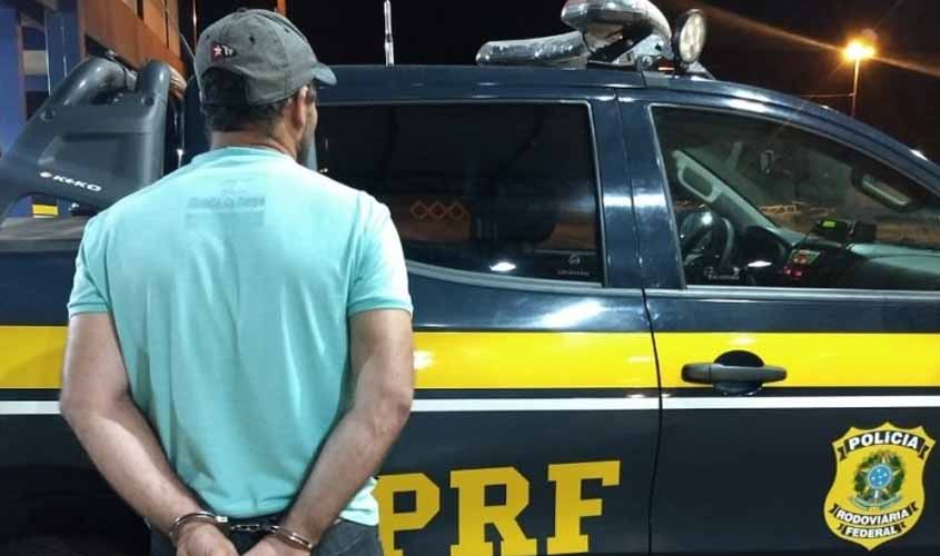 Em Vilhena, PRF prende foragido por estupro de vulnerável