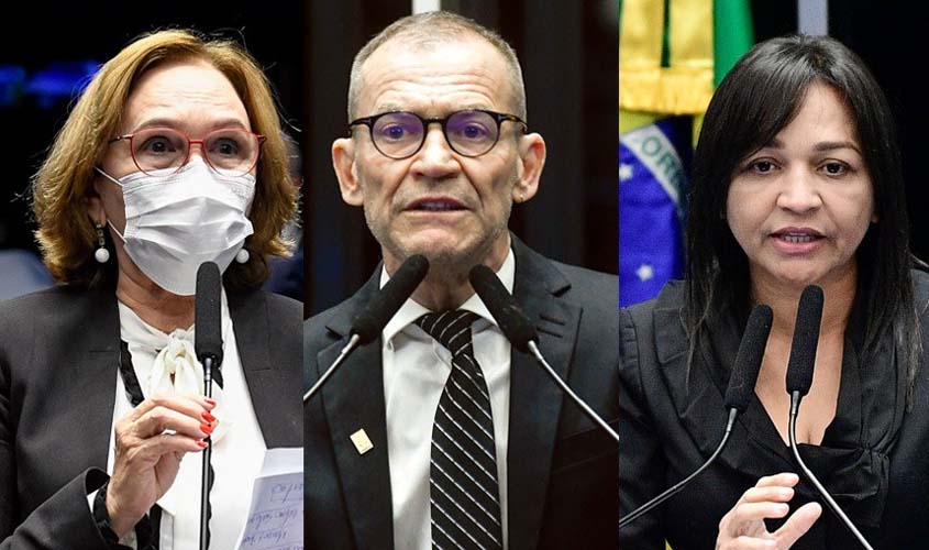 Senadores comemoram aprovação da PEC do piso salarial da enfermagem  