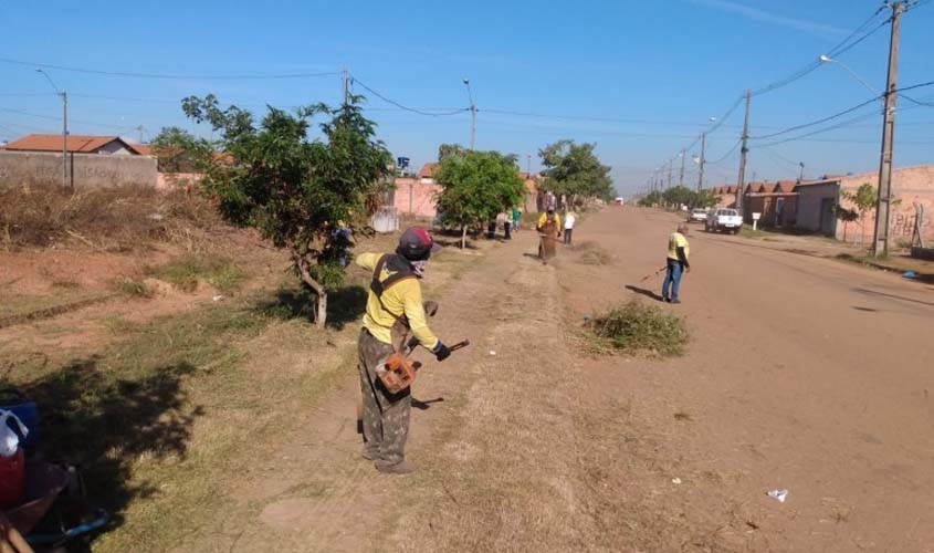Porto Velho recebe serviço de limpeza em mais de 30 pontos nesta sexta-feira (15)