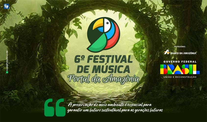 6° Festival de Música Portal da Amazônia será realizado em Vilhena  na próxima semana
