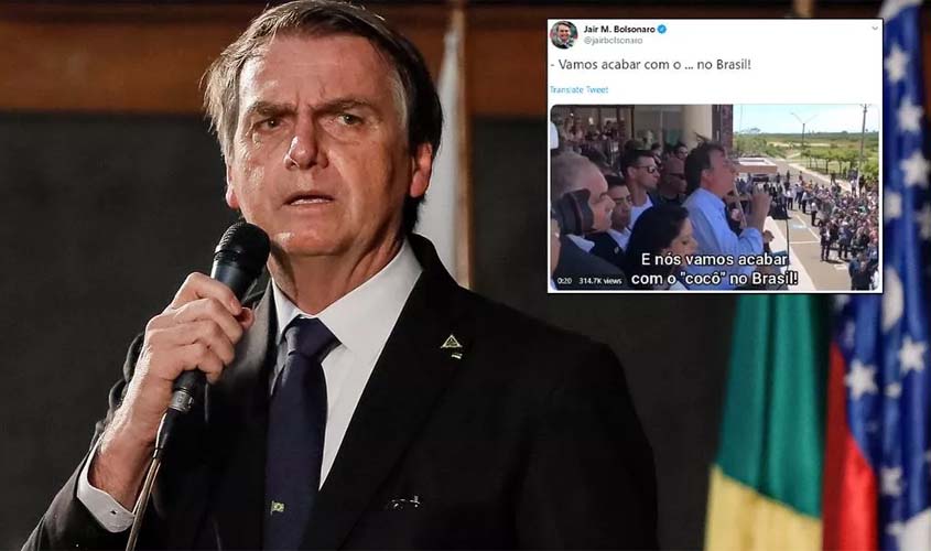 Bolsonaro quebra decoro novamente e posta vídeo sobre seu plano para