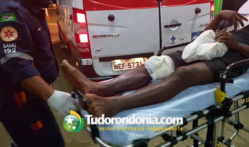 Briga em bar resulta em um esfaqueado e suspeito preso em flagrante