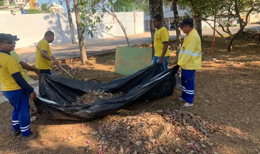 Município segue empenhado na limpeza e manutenção dos espaços públicos da capital