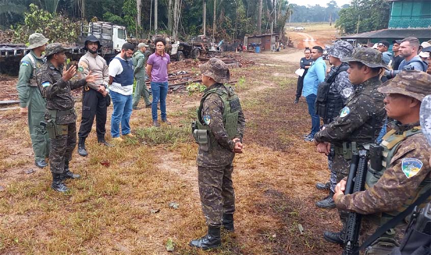 Operação Mapinguari inicia execução de desocupação do parque estadual de Guajará-Mirim