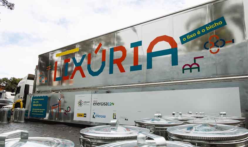 Energisa traz a Porto Velho o Busão das Artes com a exposição 'Lixúria', unindo arte, educação e sustentabilidade