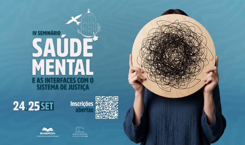 Inscrições abertas para Seminário de Saúde Mental em RO