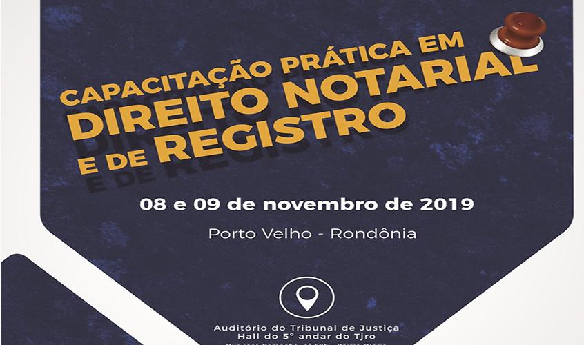 Abertas inscrições para Capacitação Prática em Direito Notarial e de Registro