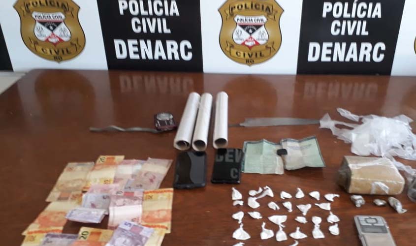 Polícia Civil fecha boca de fumo e prende suposto traficante na capital