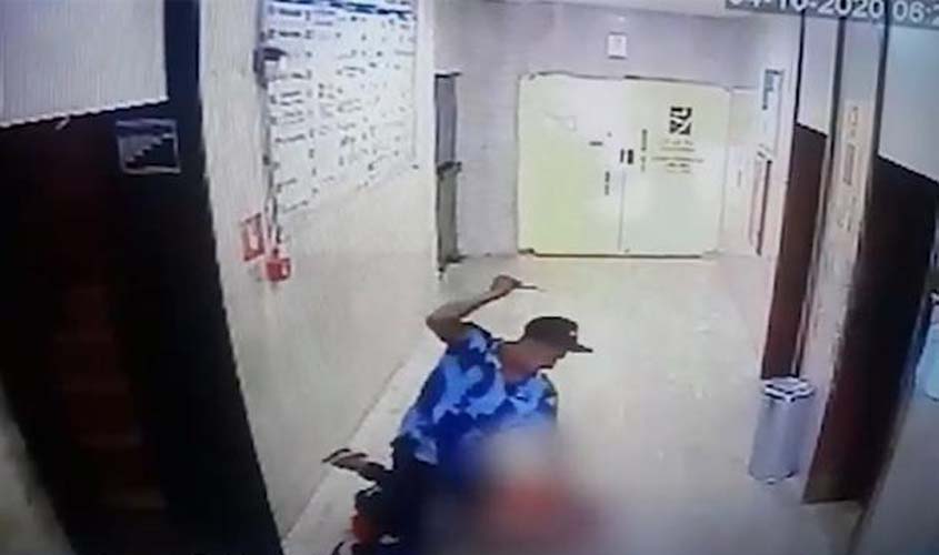 Mais violência contra mulheres: preso homem que agrediu com chave de fenda (VÍDEO COM IMAGENS FORTES)